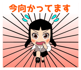 Female office worker (polite words) sticker #11880264