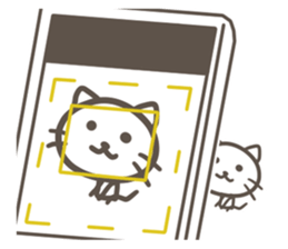 with cat Sticker sticker #11880490