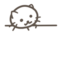 with cat Sticker sticker #11880509