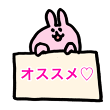 rabbit and bear life 2 sticker #11881029