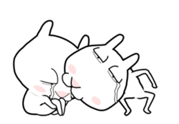 Rabbit of Big Eyelids Animation 2 sticker #11881831