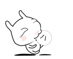 Rabbit of Big Eyelids Animation 2 sticker #11881837