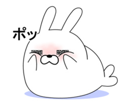 The rabbit seal which moves sticker #11882220