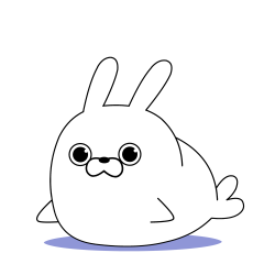 The rabbit seal which moves