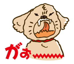 PIGPONG's Toy Poodle Hanako sticker #11882785