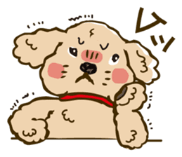 PIGPONG's Toy Poodle Hanako sticker #11882786