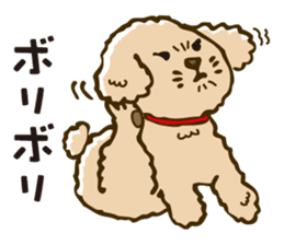 PIGPONG's Toy Poodle Hanako sticker #11882790
