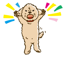 PIGPONG's Toy Poodle Hanako sticker #11882792