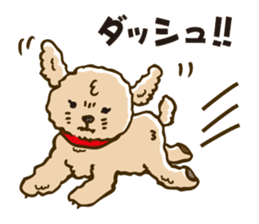PIGPONG's Toy Poodle Hanako sticker #11882797