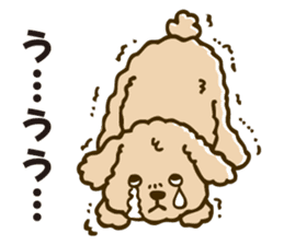 PIGPONG's Toy Poodle Hanako sticker #11882803