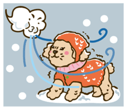 PIGPONG's Toy Poodle Hanako sticker #11882808