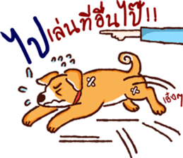 The funny dog sticker #11882823