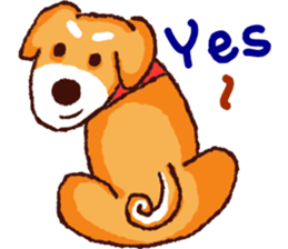 The funny dog sticker #11882836