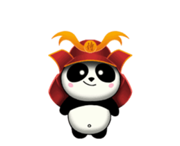 SAMURAI PANDA BEAR (animated) sticker #11882897
