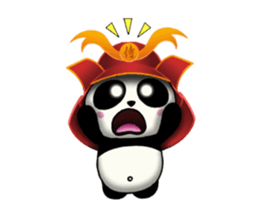 SAMURAI PANDA BEAR (animated) sticker #11882898