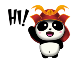 SAMURAI PANDA BEAR (animated) sticker #11882899