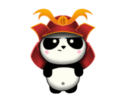 SAMURAI PANDA BEAR (animated) sticker #11882903