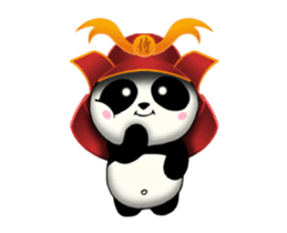 SAMURAI PANDA BEAR (animated) sticker #11882904