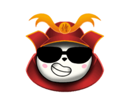 SAMURAI PANDA BEAR (animated) sticker #11882905