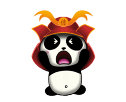 SAMURAI PANDA BEAR (animated) sticker #11882906