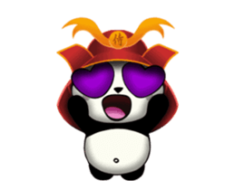 SAMURAI PANDA BEAR (animated) sticker #11882907