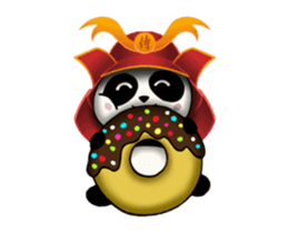 SAMURAI PANDA BEAR (animated) sticker #11882908