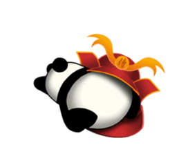 SAMURAI PANDA BEAR (animated) sticker #11882912