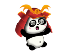 SAMURAI PANDA BEAR (animated) sticker #11882915