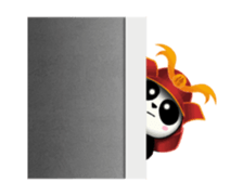 SAMURAI PANDA BEAR (animated) sticker #11882917