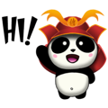 SAMURAI PANDA BEAR (animated)