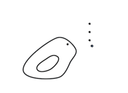 White bird japan move sticker #11883307