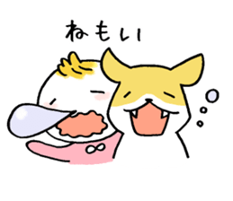 Littile Tetsu-chan and his dog sticker #11883448