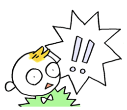 Littile Tetsu-chan and his dog sticker #11883456