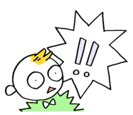 Littile Tetsu-chan and his dog sticker #11883456