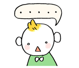 Littile Tetsu-chan and his dog sticker #11883468