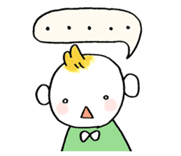 Littile Tetsu-chan and his dog sticker #11883468