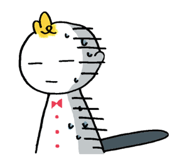 Littile Tetsu-chan and his dog sticker #11883469