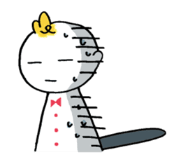 Littile Tetsu-chan and his dog sticker #11883469