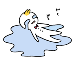 Littile Tetsu-chan and his dog sticker #11883471