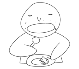 Zero smile sticker #11883684