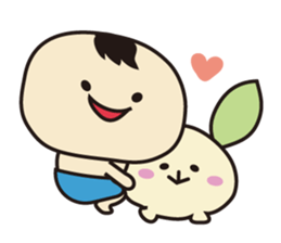 pappachan and cami- sticker #11883756