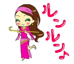 Cute Bellydance sticker #11884478