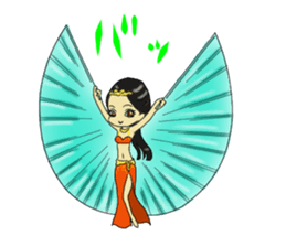 Cute Bellydance sticker #11884496