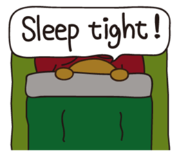 The LAZY's daily life (EN) sticker #11885020