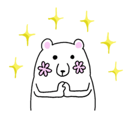 Refreshing! flower bear sticker #11885298