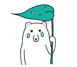 Refreshing! flower bear sticker #11885303