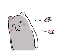 Refreshing! flower bear sticker #11885305