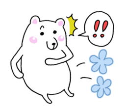 Refreshing! flower bear sticker #11885306