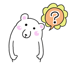 Refreshing! flower bear sticker #11885307