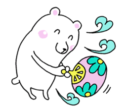 Refreshing! flower bear sticker #11885313